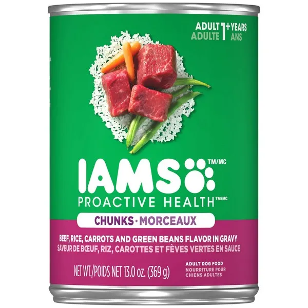 12/13 oz. Iams Adult Cuts in Gravy Beef - Health/First Aid